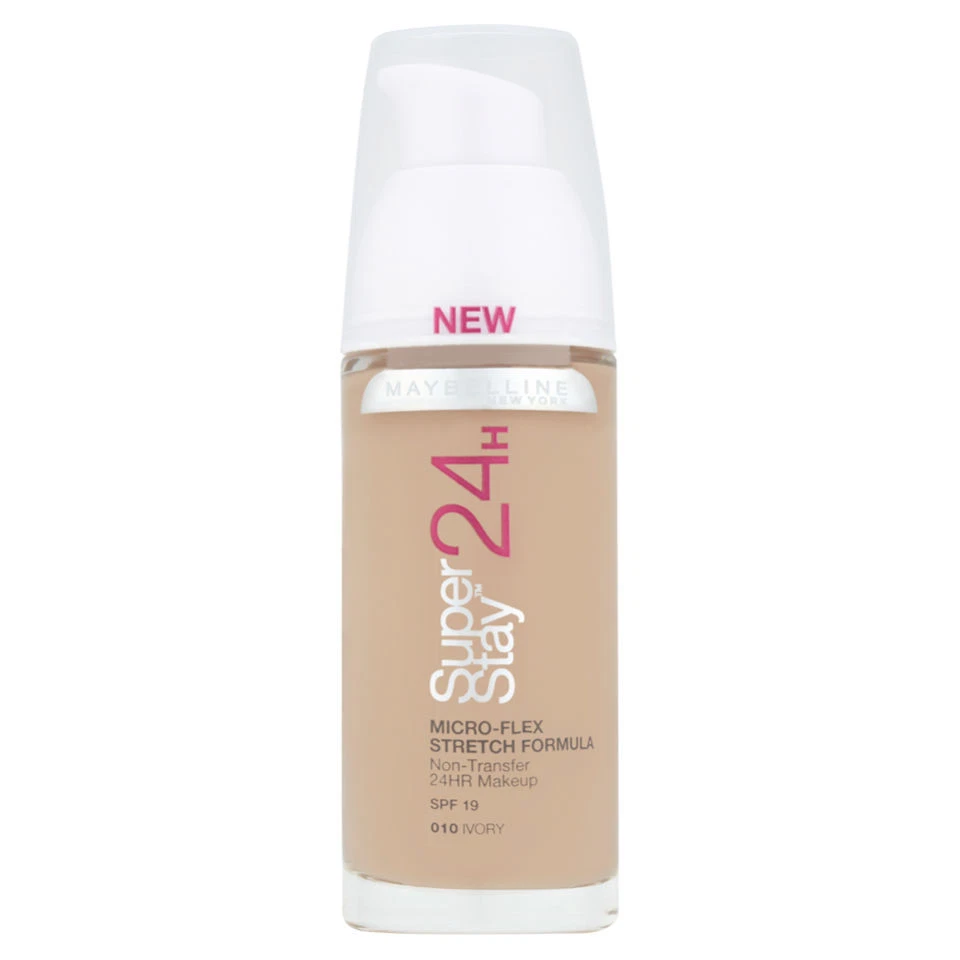 MAYBELLINE NEW YORK Maybelline Superstay 24 Hour Foundation - 30 Ml, Ivory Number 010