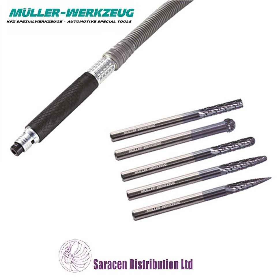 HERRAMIENTA MÜLLER MICRO DETALLE DIE GRINDER & 5 PIECE BURR SET - 902130SP - Imagen 1 de 1