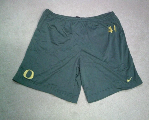 Vintage Oregon Ducks Football Training Shorts Mens 4XL Green Player Issued Nike Cover