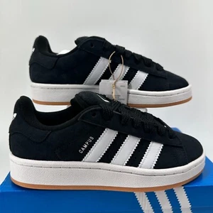 Adidas Campus 00s HQ6638 scarpe sneakers nere ragazzo camoscio corsa stringate - Foto 1 di 7
