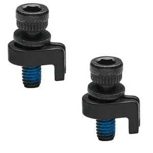 New Shimano Disc Brake Caliper Fixing Bolt M6 x 18.7mm & Stop / Snap Ring PAIR - Bild 1 von 1