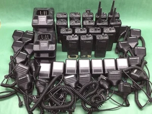 Lot Of Motorola Radios Chargers Mics — Qty 17 Radius GP300 — UNTESTED - Picture 1 of 12