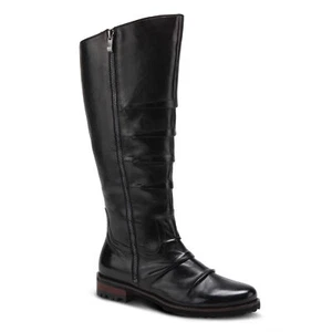 SPRING STEP SONADDI Boots Black New - Picture 1 of 7