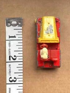Aviva No. C11 red Snoopy Toyota truck 2" vintage metal and plastic - Picture 1 of 6