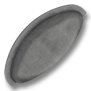 Cup Pull 50 Pack Grey Iron 3" CC, 4" OAL, 1-1/8" projection (No Screws) - Picture 1 of 1