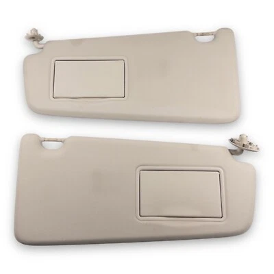 Land Rover LR2 2008-2012 par de parasol lateral conductor y pasajero beige Foto 1 de 4