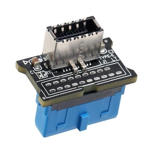 USB 3.1 Front Panel Socket to USB 3.0 20Pin Header Extension Cable 5Gbps - Photo 1/16