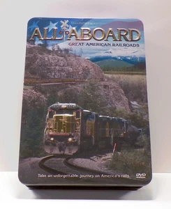All Aboard: Great American Railroads (5-Disc Set, DVD, Tin Box) - Bild 1 von 7