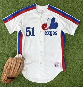 Montreal Expos Randy Johnson Vintage Authentic 1988 Rawlings Baseball Jersey 44 - Picture 1 of 7