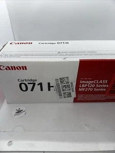 NEU ORIGINAL - CANON 071H schwarze Toner mit hoher Reichweite - 071 H 5646C001 LBP120 MF270 - Bild 1 von 3