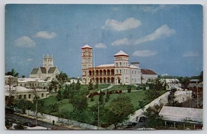 Hamilton Bermuda Session House Parliament Building Vintage Chrome Postcard - Picture 1 of 2
