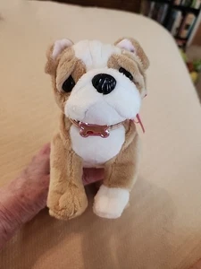 Our Generation Doll Pet OG English Bulldog Plush Stuffed Animal 6” Toy Battat - Picture 1 of 7