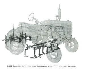 IH Farmall McCormick A-452 4-reihiger Gemüsegrubber Bedienungsanleitung Super A 140 - Bild 1 von 15
