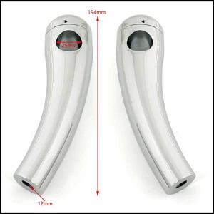 Handlebar Risers Bars Chrome Motorcycle Fit for Honda VT750 C C2 Shadow Spirit - - Picture 1 of 12