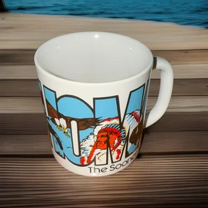 Oklahoma Souvenir Kaffeetasse / Becher. Der frühere Staat. "Kleine Welt". Korea. - Bild 1 von 11