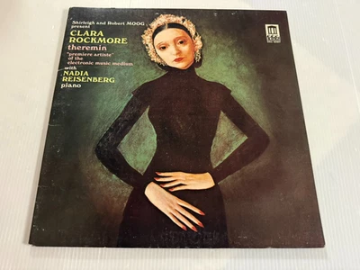 CLARA ROCKMORE w/ NADIA REISENBERG Theremin LP 1981 Delos D/QA 25437 JAPAN MOOG - Image 1 of 4