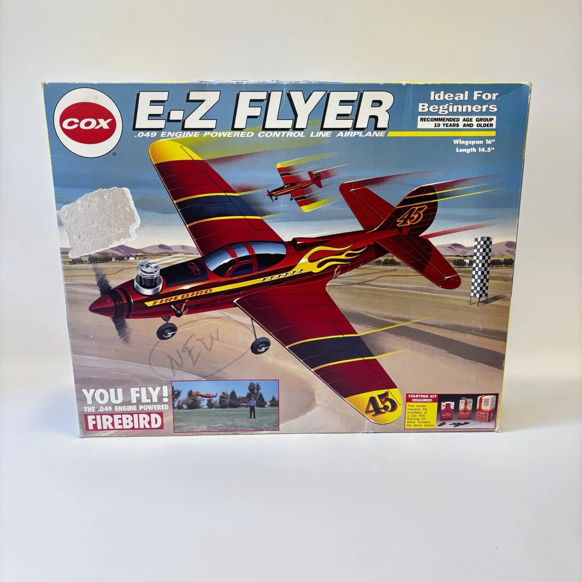 COX　049 ENGINE POWERED C/L AIR PLANE Cox .049 Engine 