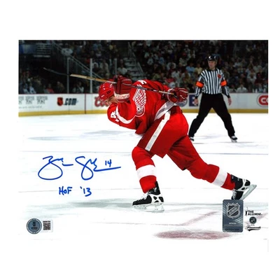BRENDAN SHANAHAN Signed Detroit Red Wings 8x10 Photo - HOF'13  - 70190 A - Image 1 of 2