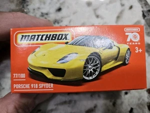 Matchbox Power Grabs Porsche 918 Spyder 77/100 - Foto 1 di 3