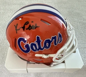 KYLE PITTS SIGNED AUTOGRAPHED FLORIDA GATORS MINI HELMET BECKETT WITNESSED COA - Picture 1 of 4