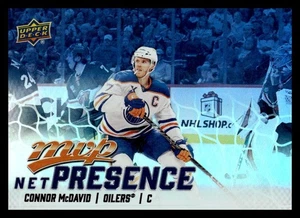2025-26 UD MVP Net Prescence NP-2 Connor McDavid, Edmonton Oilers - Picture 1 of 2