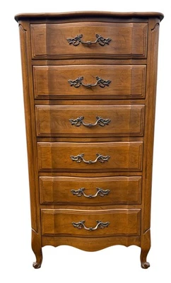 Vintage French Provincial Lingerie Chest/ Tallboy Dresser - Image 1 of 4