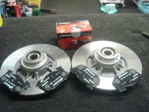 RENAULT CLIO 2.0 16V SPORT 172 REAR ABS RING BRAKE DISCS BEARING MINTEX PADS - Picture 1 of 1