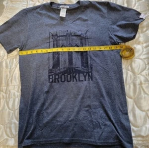 Gray T-shirt with Print size Medium  from Brooklynite design - Picture 1 of 9