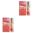 Two Sabaya 6ml  Each By Al Rehab Sweet Musky Oudi Attar Perfume Fragrance Oil