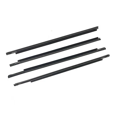 4x Front Rear Door Belt Moulding Weatherstrip Black For Toyota 2004-2009 Prius - Изображение 1 из 4