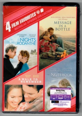 4 Film Favorites, Nicholas Sparks Collection DVD New/Sealed - Image 1 of 2