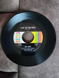 The Who I Can See For Miles/Mary-Anne With The Shaky Hands 45rpm 7" - Picture 1 of 2