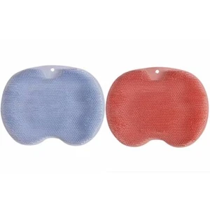2 PCS Shower Foot & Back Scrubber Mat Hands Free Foot Massager Mat with - Picture 1 of 7