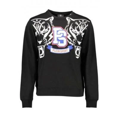 SUDADERA DEPORTIVA PLEIN-NEGRA. Foto 1 de 2