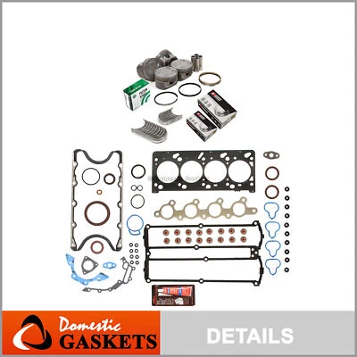 Full Gasket Set Bearings Pistons Fit Ford Focus 2.0 DOHC 3 ZETEC - Image 1 of 4