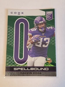 2020 Donruss Elite Spellbound "O" Green Dalvin Cook Minnesota Vikings #35 - Picture 1 of 2
