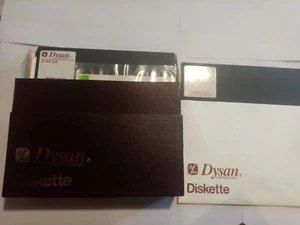 FLOPPY DISK 8" DYSAN Double Sided - Double Density conf 10 pezzi Custodia Rigida - Picture 1 of 3