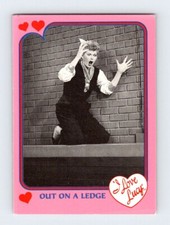 OUT ON A LEDGE #109 I Love Lucy Pacific Trading Card Lucille Ball BRY7