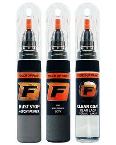 for VOLKSWAGEN VW LC7V BLUE ANTHRAZIT TOUCH UP PAINT Pen Kit Scratch Repair Set - Picture 1 of 10