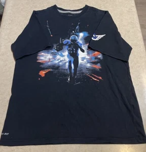 Nike Calvin Johnson Megatron DriFit T-Shirt Sz Youth XL Detroit Lions Y2K Rare - Picture 1 of 8