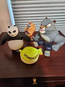 McDonald's Happy Meal Toys 2011 Kung Fu Panda, Set Of 4 Figurines. Collectable - Picture 1 of 1