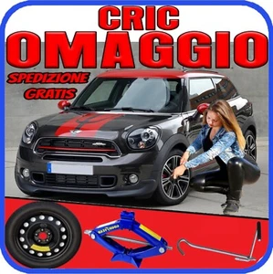 Ruotino Di Scorta 5Fori Misura Ruota Da 16 Per Mini Paceman Con Kit Cric Crick p - Imagen 1 de 9