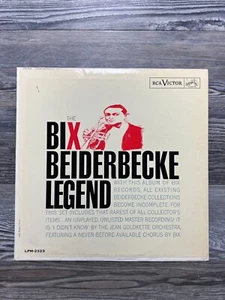 THE BIX BEIDERBECKE LEGEND, VINYL RECORD  - Picture 1 of 8
