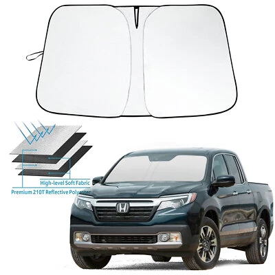 Cubierta de bloque UV personalizada para parabrisas de coche Honda Ridgeline 2017-2025 Foto 1 de 4