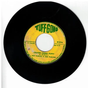 #11 SKA REGGAE 45 TUFF GONG LABEL BOB MARLEY " CRAVEN CHOKE PUPPY " - Picture 1 of 2