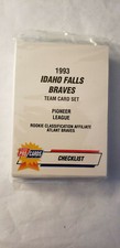 1993 PROCARDS IDAHO FALLS BRAVES FACTORY SEALED TEAM SET