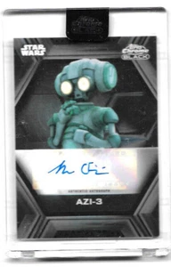 2022 Topps - Star Wars - Cromo Negro Autógrafo Selección de Tarjetas Casi Nuevo - Imagen 1 de 4