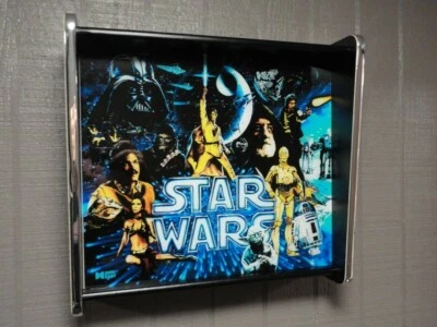 Star Wars Data East Pinball LED Backglass Display caja de luz Foto 1 de 4