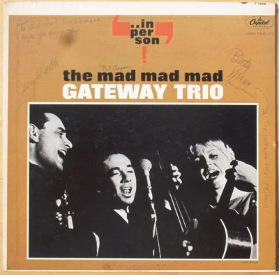 Scarce The Mad Mad Mad Gateway Trio - Promo Autographed - NM Vinyl Foto 1 de 3