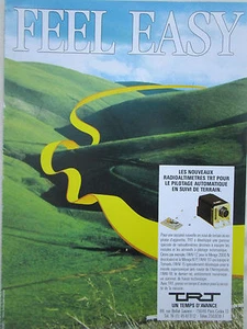 9/1987 PUB TRT MIRAGE RADIOALTIMETRE AHV AUTOMATIC TERRAIN FOLLOWING FRENCH AD - Picture 1 of 1